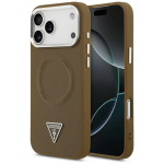 Guess Triangle Logo MagSafe &uuml;mbris jaoks iPhone 17 Pro - brown