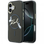Karl Lagerfeld IML Choupettes Karl Script Logo MagSafe iPhone 17 &Uuml;mbris - must