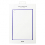 Dėklas SAMSUNG skaidrus dėklas su kra&scaron;teliais skirtas Galaxy Tab A8 violetinis EF-QX200TVEGWW Pažeista pakuotė
