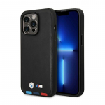 &Uuml;mbris BMW BMHMP14L22PTDK iPhone 14 Pro 6.1 "must / must Leather Stamp Tricolor Magsafe
