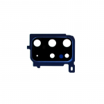 Samsung G985/G986 S20 Plus kameros stikliukas su rėmeliu Aura Blue ORG