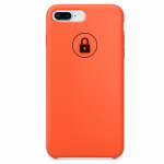 Dėklas "Silicone Case" skirtas iPhone 7 (iPhone 8) / Spicy Orange / su įpakavimu