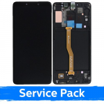 LCD Ekraan &Uuml;hildub Samsung A920 A9 Must (Service Pack)