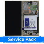LCD Ekraan &uuml;hilduv Samsung S928 S24 Ultra raamiga / Titanium Yellow / (Service Pack) +AKUGA