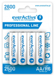 Akumuliatoriai everActive Ni-MH R6 AA 2600 mAh Professional Line