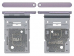 SIM kortelės laikiklis Samsung A556 A55 5G Awesome Lilac originalus (service pack)
