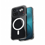 Crong Hybrid Clear Magnetic MagSafe &uuml;mbris seadmele Nothing Phone 4a Pro, l&auml;bipaistev