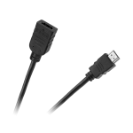 HDMI-pistik&ndash;HDMI-pesa pikenduskaabel, 0,5 m