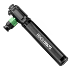 Rockbros HQ-75D-CO2 k&auml;sitsi kasutatav alumiiniumist CO2-pump &ndash; v&auml;rv: must