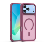 bordoopunane Mag Matt &uuml;mbris iPhone 17 Pro 6,3" / iPhone 18 Pro 6,3" jaoks suure kaameraavaga