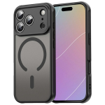 Must magnetiline matt kukkumiskindel PC- ja TPU-&uuml;mbris iPhone 18 Pro / 17 Pro jaoks