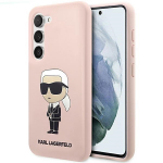Karl Lagerfeld KLHCS23SSNIKBCP S23 S911 hardcase roosa/roosa Silicone Ikonik