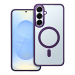 MATTE MAG COVER &Uuml;mbris compatible with MagSafe jaoks SAMSUNG S25 PLUS lilla