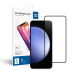 Karastatud klaas sinine Star - SAMSUNG Galaxy S25 Full Face (full glue/&Uuml;mbris friendly) - must Karastatud klaas sinine Star