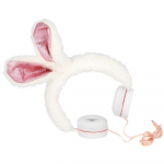 GJBY ausinės - Pliu&scaron;inis TRIU&Scaron;IS baltos