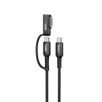 Kaabel 2in1 USB C to USB C / Mag3 Hoco 240W 1,8 m U142 must