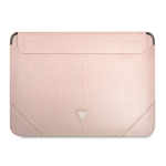 Guess Saffiano Triangle Logo &uuml;mbris jaoks a 16" laptop - roosa