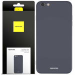 Spacecase silikoninis dėklas iPhone 6/6s Plus juodas