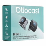 Audio adapteris Car OTTOCAST Mini Cube T3 (CarPlay Android auto) sidabrinis