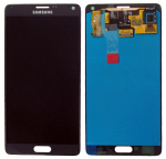 Ekranas Samsung N910 Note 4 su lietimui jautriu stikliuku Black originalus (service pack)
