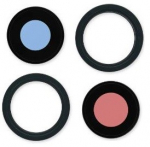 iPhone 14/14 Plus kameros stikliukas su rėmeliu Midnight (2pcs) ORG