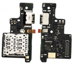 Lanksčioji jungtis Xiaomi Redmi Note 14 4G su įkrovimo kontaktu ir mikrofonu, SIM kortelės kontaktu originali (service pack)