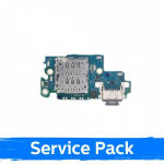Charging Port &Uuml;hildub Samsung A536 A53 5G Koos Flex / Plata original (Service Pack)