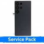 Tagakaas, &uuml;hilduv Samsung S938 S25 Ultra / Titanium Jet must / (Service Pack)