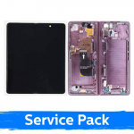 LCD ekraan &uuml;hilduv Samsung F936 Z Fold4 (INNER) raamiga / Burgundi / (Service Pack)