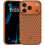 Benks Magnetic Armor Pro Armor Grid Kevlar metallraamiga &uuml;mbris 600D (C.K.FL.AP.GD.F070) Iphone 17 Pro Max jaoks, oranž