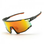 Rockbros SP258 ROAD TO SKY polariseeritud rattaprillid oranžide l&auml;&auml;tsedega &ndash; rohelised