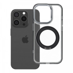 Frame Circle Stand &uuml;mbris mudelile iPhone 15 Pro, MagSafe'iga &uuml;hilduv &ndash; must