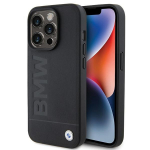 BMW Leather Hot Stamp iPhone 15 Pro Max &Uuml;mbris - must