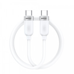 BWOO 65W cable USB-C - USB-C 1m valge