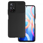 Vennus Carbon Elite dėklas telefonui Xiaomi Redmi Note 11 5G/Note 11S 5G/Poco M4 Pro 5G juodas