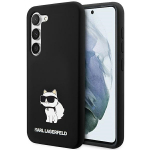 Karl Lagerfeld Silicone Choupette &uuml;mbris jaoks Samsung Galaxy S24 - must