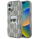 Karl Lagerfeld IML Karl Head Electroplated iPhone 16 &Uuml;mbris - must