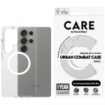CARE by PanzerGlass Flagship Urban Combat Valge QI &Uuml;mbris jaoks Samsung Galaxy S25 Ultra - L&auml;bipaistev