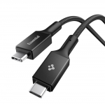 Spigen Essential EB10015CC USB-C / USB-C 100W 150cm kaabel - must