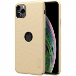 Nillkin Super Frosted Shield &uuml;mbris seadmele Apple iPhone 11 Pro, logoavaga, kuldne