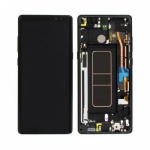 LCD ekranas suderinamas su Samsung N950 Note 8 su rėmeliu / Pusnakčio juodas / HQ