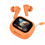 Blavec Bluetooth TWS Earphones BW-07 Live with LCD display (BW07L-O) orange