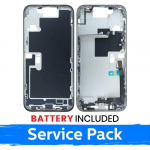 Apple iPhone 16 Pro Max keskkere korpus + aku / Looduslik titaan / (Hoolduspackett)