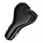 Must autolaadija Borofone BZ35 Leader &ndash; 2 x USB-C + USB, PD 30W