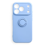 Case for iPhone 18 Pro / 17 Pro Silicone Ring light blue