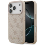Guess 4G Classic &uuml;mbris mudelile iPhone 17 Pro / 18 Pro &ndash; roosa