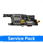 Charging Port Compatible With Xiaomi 17 Ultra (+SIM reader) with Flex / Plata (Service Pack)