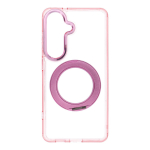 Case for Samsung S26 Frame Circle Stand compatible with MagSafe pink