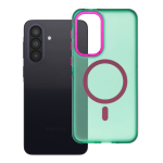 Case for Samsung A36 / A37 Forcell F-Protect Vivid Premium compatible with MagSafe green