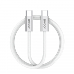 BWOO 240W braided cable USB-C - USB-C BO-X317C-C 1m valge